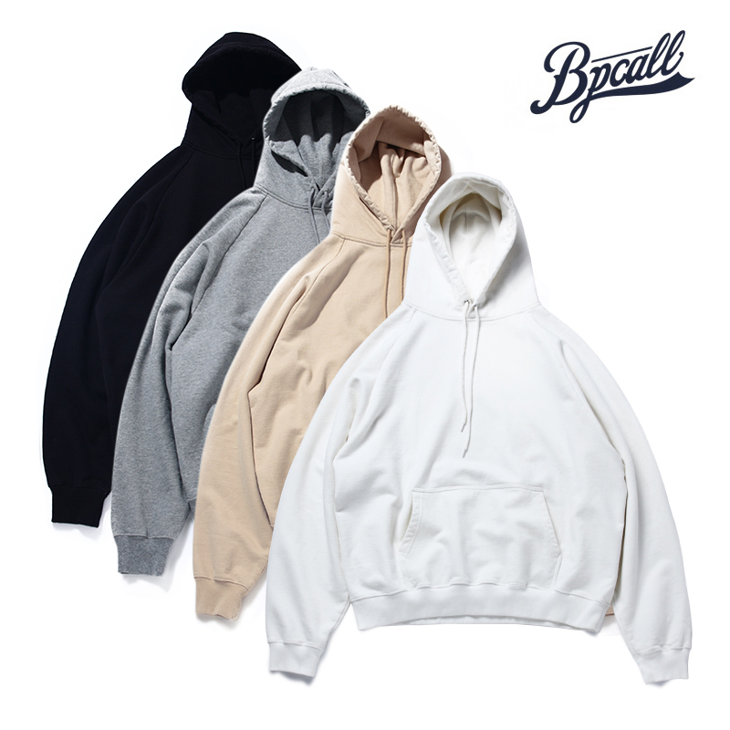 BPCALL Vintage heavy weight! Super thick 520g cotton hoodie 2.0 men's and women's