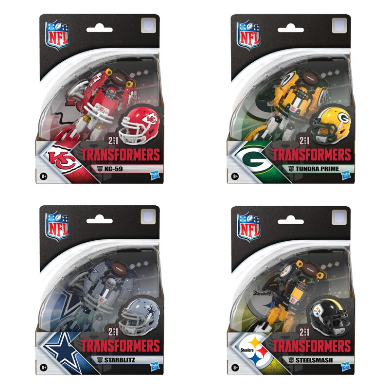 In Stock Nfl Transformers Collaboration Dallas Cowboys Pittsburgh Steelers Kansas City Chiefs All 4 Styles