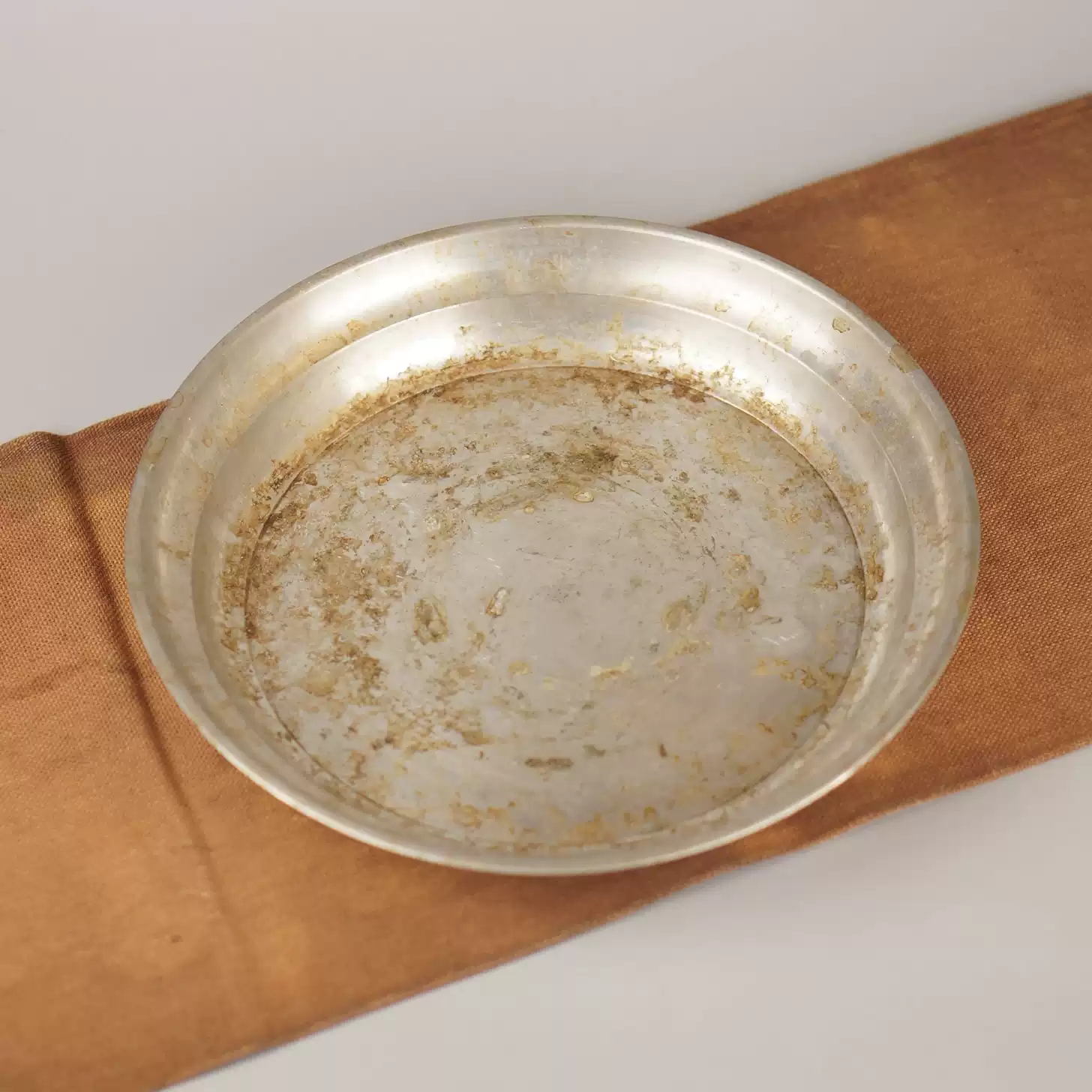 日本古锡茶叶罐老锡罐御锡屋天下一美作守茶入存茶罐茶仓锡斑