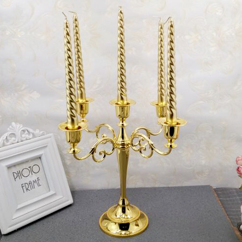 Candle holder European decoration Retro home Romantic gift Candlelight dinner table Wedding wedding props Candlestick