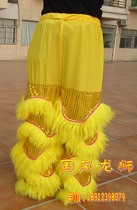 Wool South Lion Pants Lion Dance Pants Foshan Lion Dance Pants Kung Fu Pants Golden Yellow