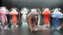 Wonderful glazed glazed glaze front ornaments bookcase ornaments glazed gifts transparent craft jellyfish