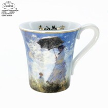 Boutique Espresso concentrated cup gold painted coffee cup original single Goebel art series coffee cup