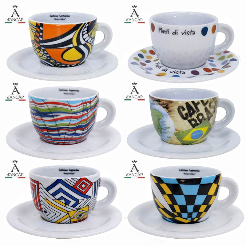 Italian Ancap Cappuccino Coffee Cup with Italian Culture and Traditions Theme