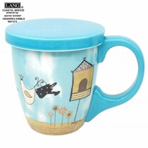 American original single LANG multi-use tea filter cup Latte milk special painted coffee set cup graffiti painting small mug