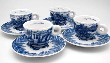 Italian illy 2007 Collection Cup Rufus Willis Helpless Home ESPRESSO Concentrated Cup