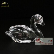 Hummingbird wonderful glaze desktop glaze ornaments Crystal Swan glaze elegant swan car head crystal glaze