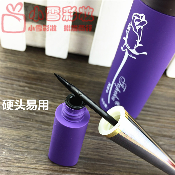 Xác thực kẻ mắt Topeka touch TE3 cứng đầu không làm nhòe lớp trang điểm đen không bị xỉn màu không thấm nước kẻ mắt nhanh khô - Bút kẻ mắt bút kẻ mắt maybelline