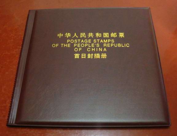 Violet High-grade double black first day cover album, 20 pages can hold 80 pieces