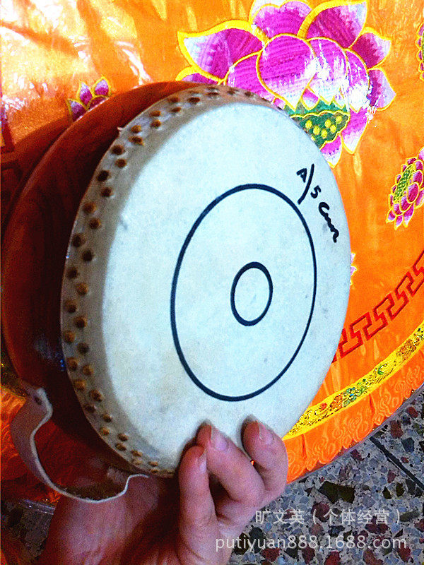 Drum 6 inch-7 inch-8 inch-9 inch-11 inch-13 inch-16 inch-18 inch double-sided percussion sound quality