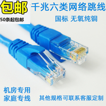 Over five categories of six gigabit oxygen - free copper shielded non - shielded jumper LED screen room double - head ultra - short finished product line