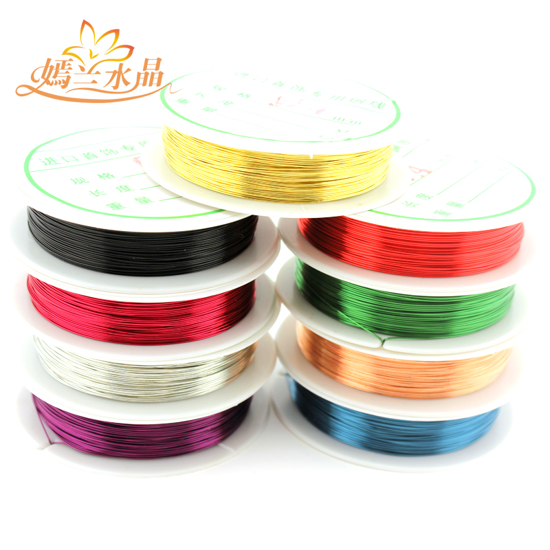 Jewelry DIY Necklace Rope Steel Wire Copper Wire Beaded Hand Crystal Jewelry Jewelry Handmade Accessories Yanlan New Products