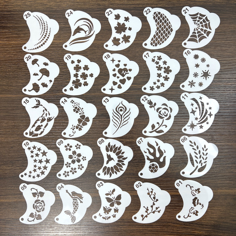 Children's Face Painting Stencil Animal Stage Makeup Practice Board Rubbing Board Forehead Sticker Tool Set Children's Face Painting Stencil Animal Stage Makeup Practice Board Rubbing Board Forehead Sticker Tool Set