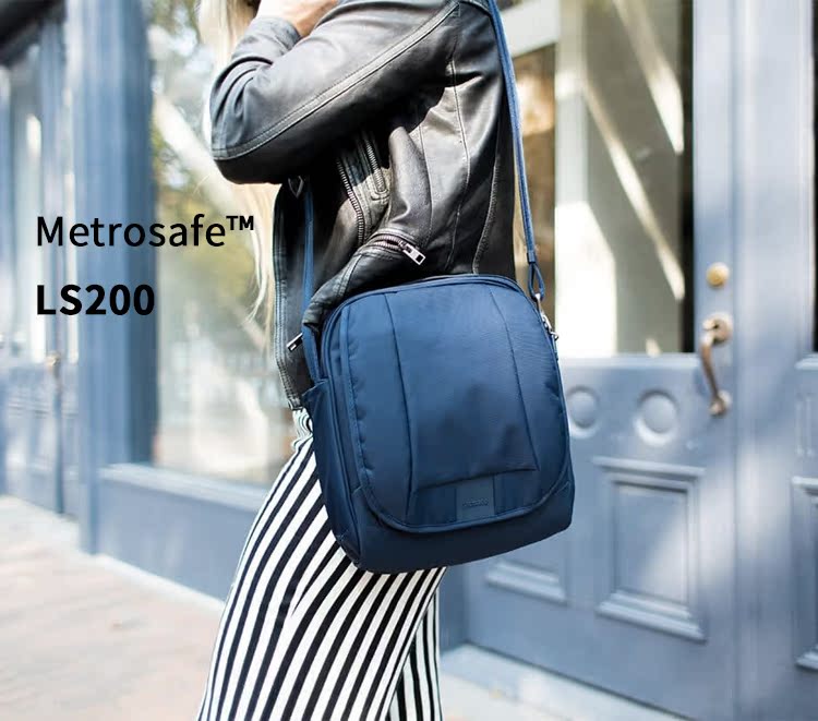 Pacsafe thể thao ngoài trời kinh doanh du lịch bình thường chống trộm cắt mini crossbody vai túi nhỏ ba lô túi xách elly