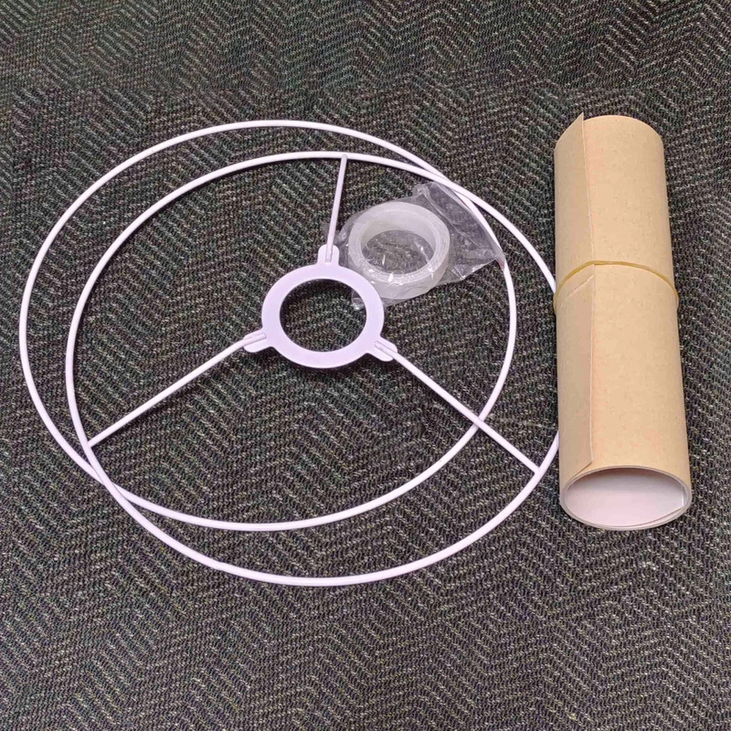 DIY Table Lamp Material Kit LAOSHU Lampshade Shell Universal Chandelier Round Straight Tube Iron Frame Lighting Accessories Replacement New Product
