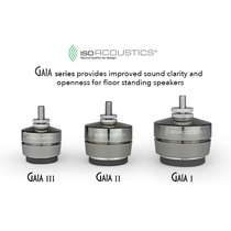 IsoAcoustics GaiaI-III speaker subwoofer isolation feet fever audio shock-absorbing feet