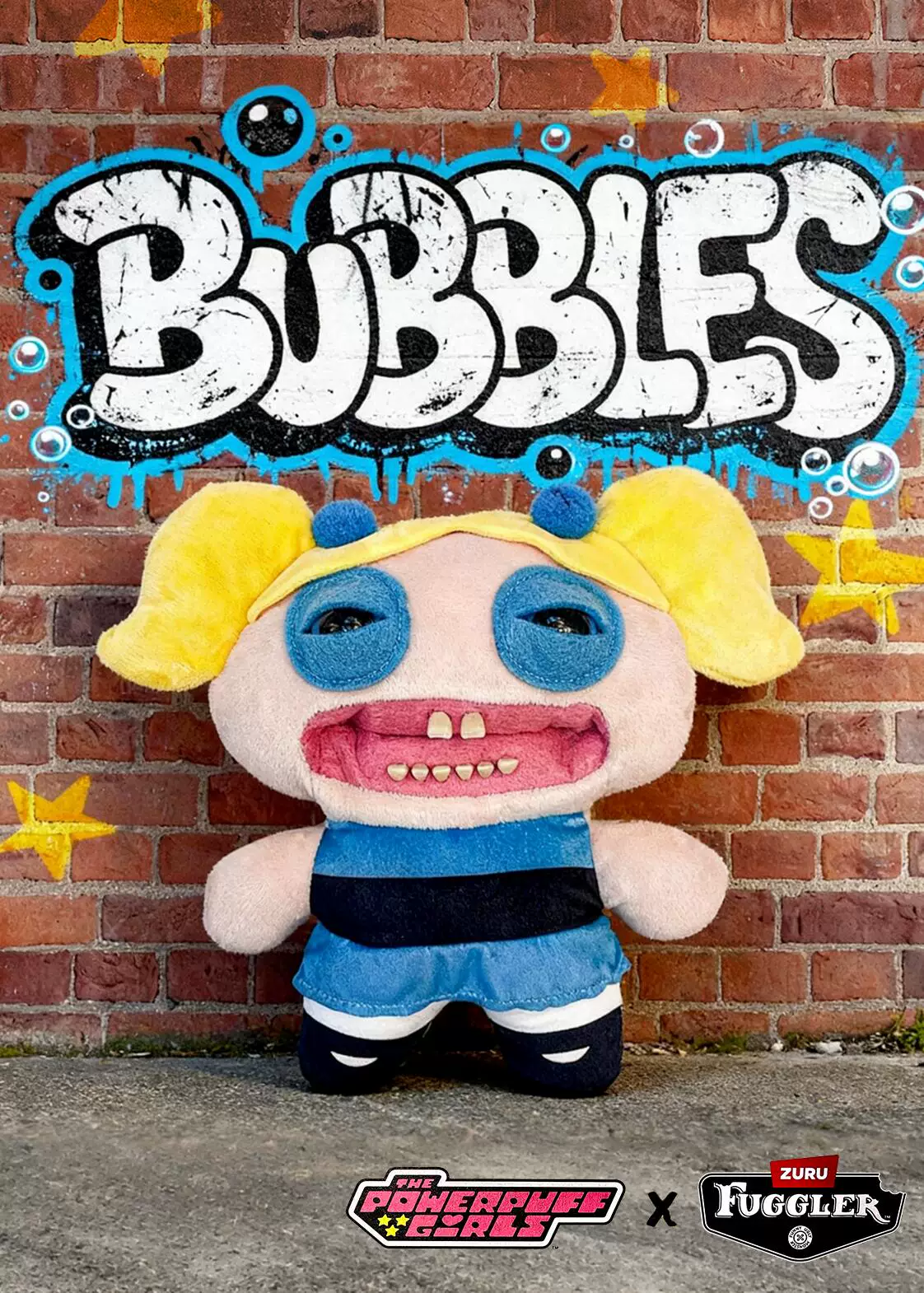 Милый монстр-зуб Фагглер, связанный с Powerpuff Girls, плюшевый цветочный кукольный Internet Celebrity, смешной
