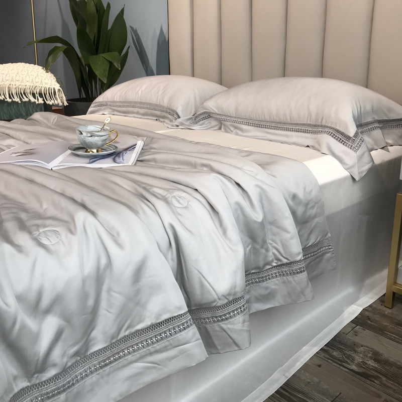 High end 100 bronn fine double-sided tencel air conditioning by summer cool by four sets of spring and summer days machine washable ice silk summer by