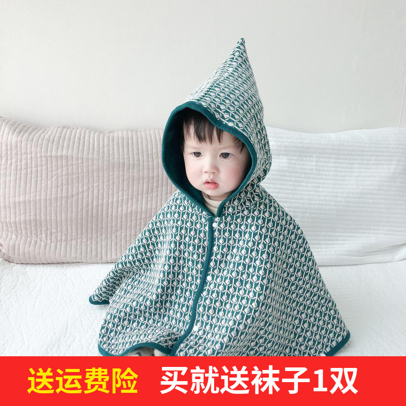 Baby shivers autumn clothes children winter cloak boys go out cloak shawl jacket autumn winter foreign style winter