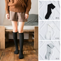 【Чулки】 чистый цвет и колено