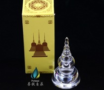 Pagoda with mannitol pills saffron scriptures stupa Thai style Gawu acrylic crystal stupa