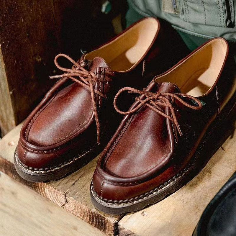 现货法产Paraboot Michael 7156:复古低帮德比鞋,穿出绅士范儿!-休闲皮鞋-淘宝好物网