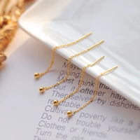 Длинные серьги, серебро 925 пробы, популярно в интернете