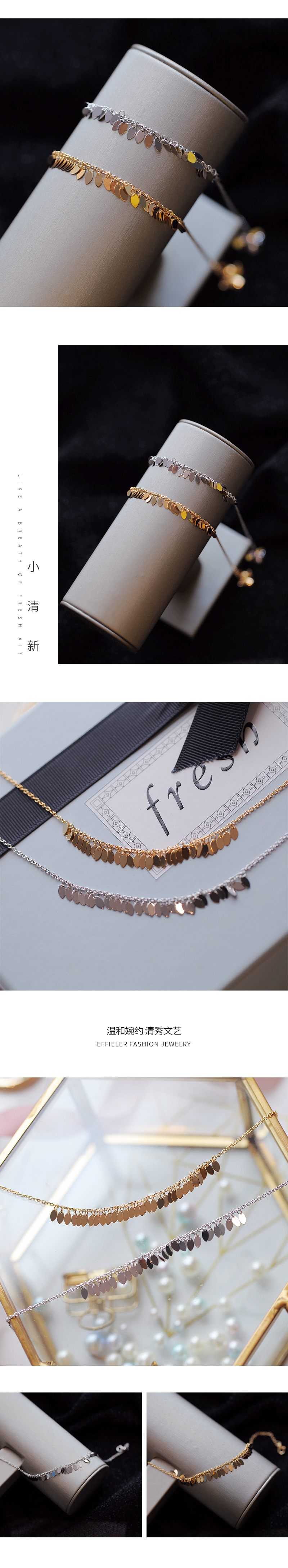 Chaine de cheville Femme      en Argenterie - Ref 3104734 Image 9
