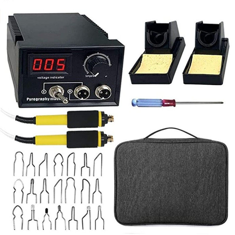Slightly adjustable temperature gourd soldering machine tool set Bamboo sheet wood hot stamping machine soldering laptop soldering iron