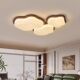 New Chinese-Style Bedroom 2025 New Modern Walnut Cloud Dining Room Lamp Artistic Eye-Protecting Light Luxury Simple Ceiling Lamp