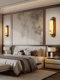 New Chinese-Style Jade Wall Lamp for Living Room 2025 New Model Bedroom Bedside Retro Solid Wood Staircase Tv Background Wall Lamp