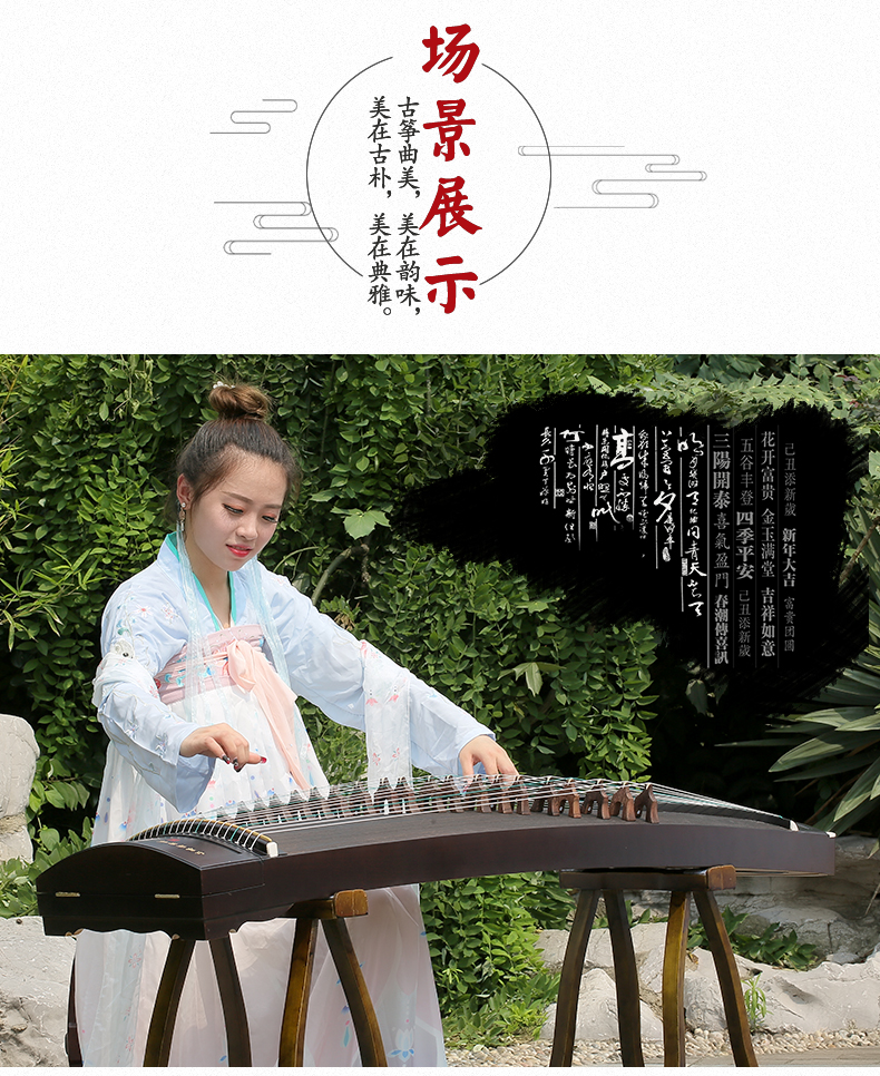 Mới vần Dương kiểm tra trình độ guzheng người mới bắt đầu giới thiệu guzheng dành cho người lớn kiểm tra đặc biệt chơi nhạc cụ quốc gia guzheng giá đàn nguyệt