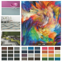 Armstrong Satie Sati nylon flame retardant plain antifouling bacteriostatic cube office carpet PVC bottom