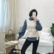 Áo vest nữ 2018 Mới hoang dã Vest Vest eo dài tay áo sơ mi lỏng lẻo Học sinh Hàn Quốc Bộ hai mảnh