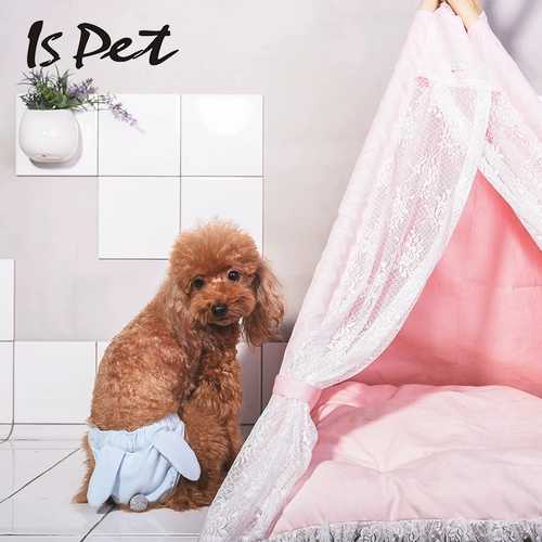 Ispet Pet Dog Физиологические штаны чистый хлопок плюшевый барьер щенки