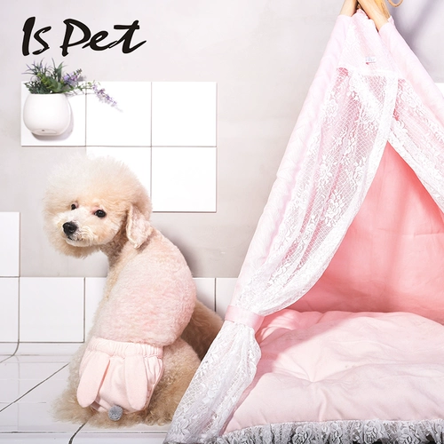 Ispet Pet Dog Физиологические штаны чистый хлопок плюшевый барьер щенки