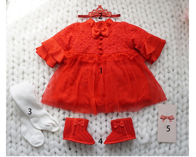 Baby Full Moon Hộp quà cho trẻ sơ sinh Bộ quần áo cotton cho bé Bộ váy công chúa dày Năm quà tặng mùa thu đông set quà tặng sơ sinh
