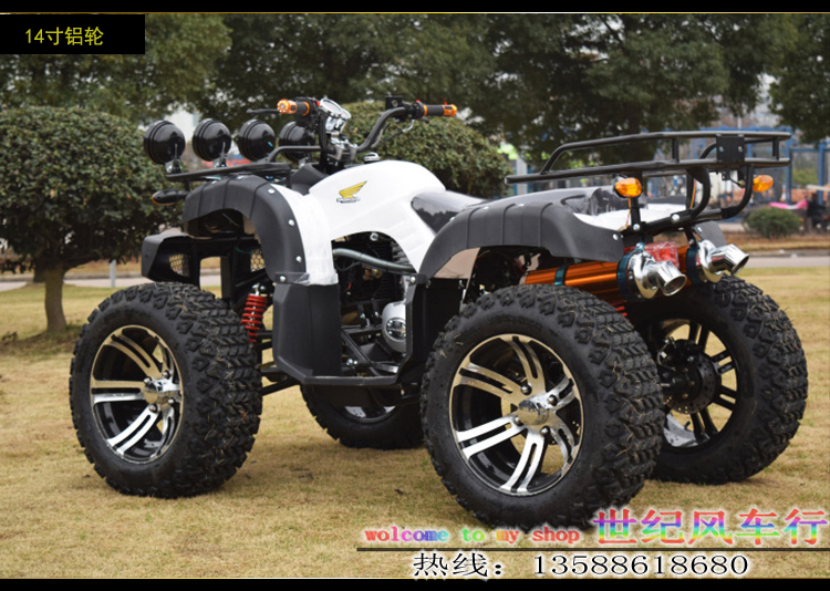 Big Bull 4 4WD 4 Bánh Xe Motocross Điện ATV Tất Cả Các Địa Hình Chain Shaft Truyền Tự Động ATV