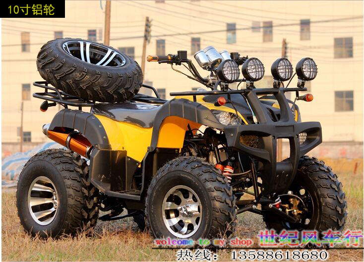 Big Bull 4 4WD 4 Bánh Xe Motocross Điện ATV Tất Cả Các Địa Hình Chain Shaft Truyền Tự Động ATV