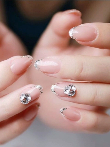 Белые серьги для маникюра, ожерелье, трехмерный браслет на ногу ручной работы