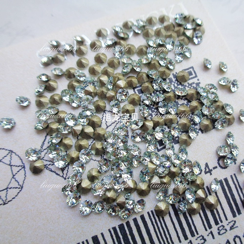 Трехмерные накладные ногти для маникюра со стразами, алмаз, аксессуар