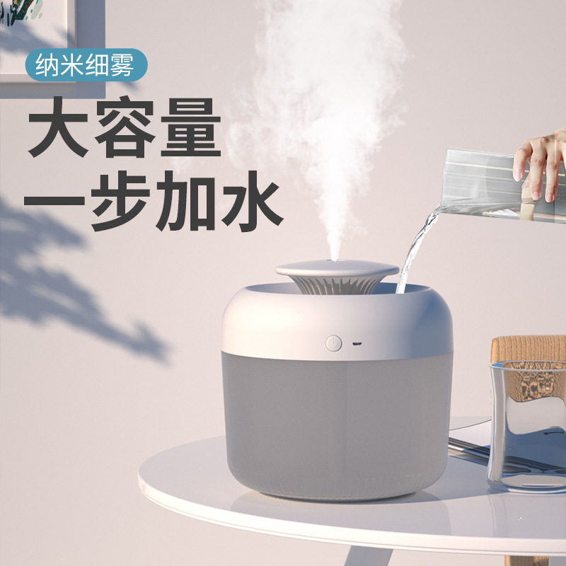 Air Humidifier Large Capacity Silent Home Bedroom Air Conditioning Room Purifying Moisturizing Nebulizer Usb Creative Incense