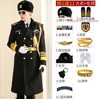 Пальто+Лейфенг шляпа+1 звезда 4 бар главы плеча+аксессуары 11