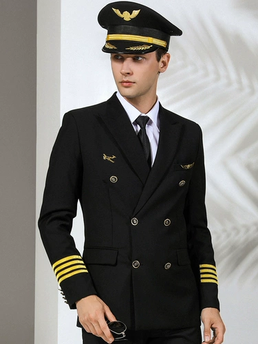 Униформа капитана Air China, униформа авиакомпании, летный костюм, униформа пилота, ежегодное праздничное платье, мужской костюм премиум-класса