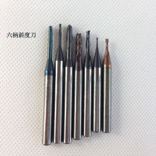 6MM imported slope tool bar Old milling cutter Old tungsten steel milling cutter Second-hand milling cutter Carving milling cutter