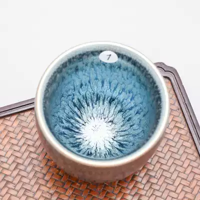No. 1 Jianzhan Tea Cup master cup pure handmade Jianyang kiln tea cup large Bowl oil drops Tianmu