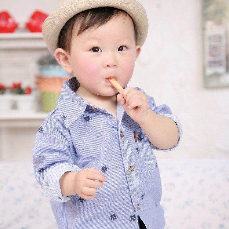 Chemise garcon à manche longue - Ref 2076090 Image 15