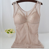 Shaped body with bra corset belly body vest female-free underwear tight body shaping large size slimming