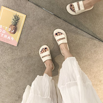 ITSK Shoes Children Slippers Female Outwear Flat Bottom Lined With Soft Bottom Beach Shoes Sandals Women Shoes