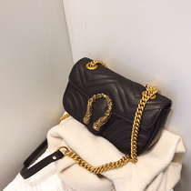 ITSK bag women's 2021 new tide ins super fire rhombus chain shoulder messenger bag portable Dionysian bag